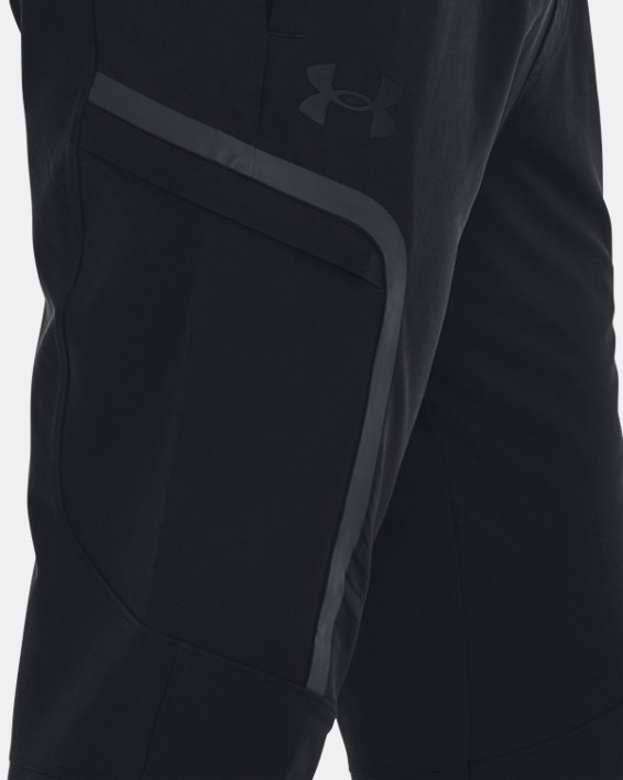 Men's UA Sportstyle Elite Cargo Pants, Black, pdpMainDesktop image number 3